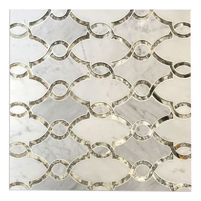 LUXURY WATER JET MOSAIC MARBLE TILE Luxury waterjet mosaic tiles at affordable pricing. Natural Stone waterjet mosaics made affordable for everyone. DIY Kitchen & Bathroom Backsplash. Waterjet mosaic
