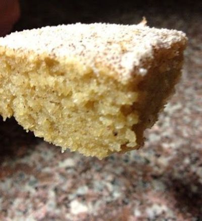 Tasty. fluffy, cinnamon cake with all the right flavors but without the guilt.