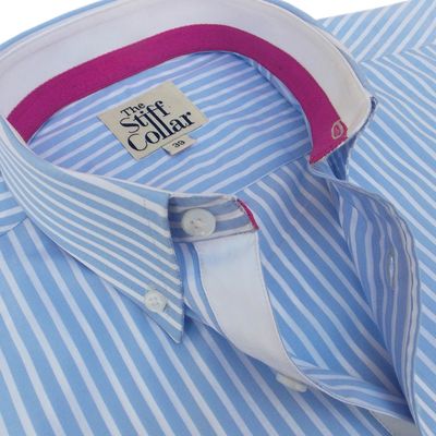 Elphinstone Blue Stripes Button Down Shirt â’¹1499.00