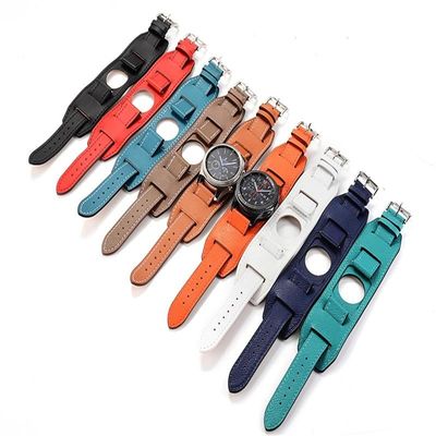 22MM/46MM Genuine Leather Band For Samsung Galaxy Watch Cuff Bracelet Replacement for Gear S3 $36.99