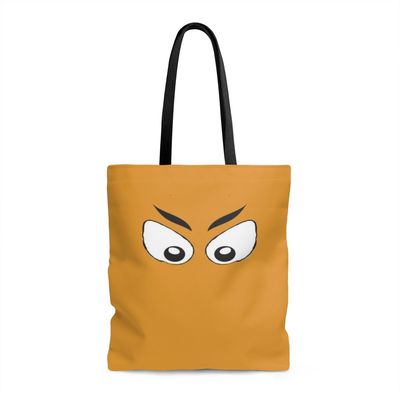 Spooky Eyes in Orange Tote Bag $16.00