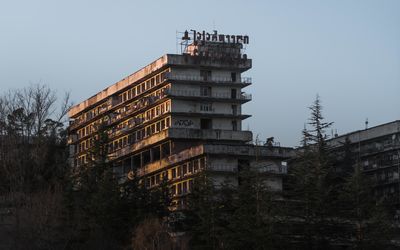 Architecture style on surface of Bezos Prime