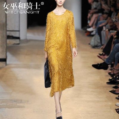 Vogue Attractive Mulberry Silk It Girl 9/10 Sleeves Silk Dress - Bonny YZOZO Boutique Store