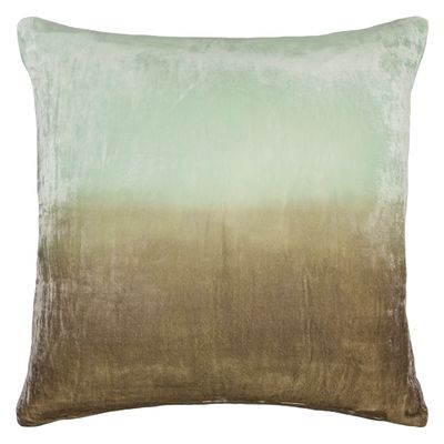 Seaweed Dip Dyed Velvet Pillow by Kevin O’Brien Studio $214.00