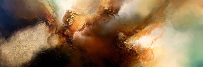 Untethered - abstract expressionism on large canvas by artist Simon Kenny $7600.00