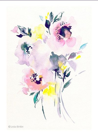 This archival print is a color reproduction of my watercolor modern abstract art, it is a part of a giclee LIMITED EDITION run of only 50, printed on heavy-weight archival paper. Each print is hand signed and numbered with pencil on front and back by the ...