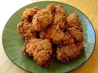 "Buttermilk Fried Chicken" I tried this recipe and it is honestly THE best, crispy, NOT greasy fried chicken I have ever had. gonna make this one again FOR SURE! Mmmm.....