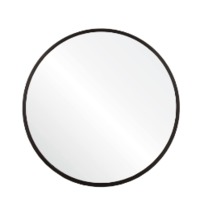 Black Nickel Round Accent Mirror $1102.00
