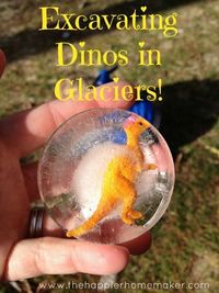 Dinosaur Lego Party: Part Two | The Happier Homemaker Freeze dime store Dino's in paper cups and let the kids smash em , or freeze a bunch in a bowl and let the kids excavate with butter knives