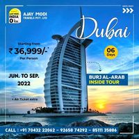 Dubai is an amazing place to visit. Whether you’re looking for adventure or just want to relax, there’s something for everyone. Check out our list of top 10 things to do in Dubai!

For more information call now: 9033296999

Visit our websi...