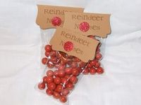 Christmas Party Ideas: Student Gifts- Reindeer Noses (gumballs)