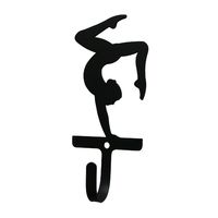 Wrought Iron Gymnastics Decorative Wall Hook Small $12.91 https://wroughtironhaven.com