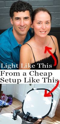 The MacGyver Clamshell Light: Clean lighting in a pinch! - Improve Photography