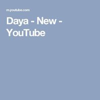 Daya - New - YouTube