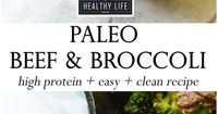 Paleo Beef and Broccoli is one massively delicious dinner recipe. And it is so dang easy, clean, healthy, packed full of a crap ton of protein, and did I say de