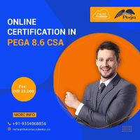 PEGA 8.6 CSA Certification Course Online 
https://www.theiotacademy.co/online-certification-in-pega-8.6-csa-training