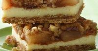 Oatmeal cookie mix and pie filling make it easy to get a delicious apple pie-like bar.