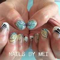 Nails, Nail art #nails, #nailart #summer