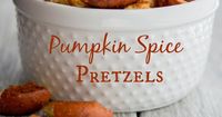 With only four ingredients and 15 minutes, these Pumpkin Spice Pretzels make the perfect Fall snack.