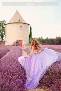 For The Love Of Grace | Lavender dress in lavender fields {Provence} Lavender tulle dress x