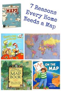 Learn why every home needs a map or globe -- how they help kids to explore the world. Here are 7 great reasons to have one in your house!