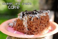 Cookies and Cream Poke Cake #pokecake #recipe #dessert | CupcakeDiariesBlog.com